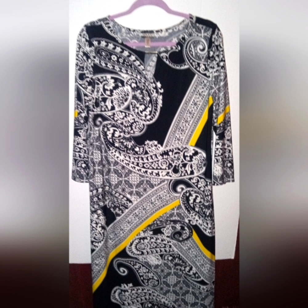 Beautiful Polyester HAANI Woman's Dress. plus size 1X. Beautiful dress